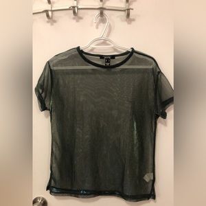 Streetwear Society M Sheer Rave Top